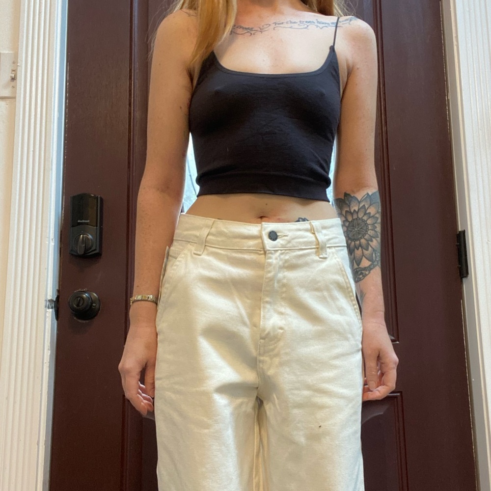 Urban Outfitters Black Cropped Top